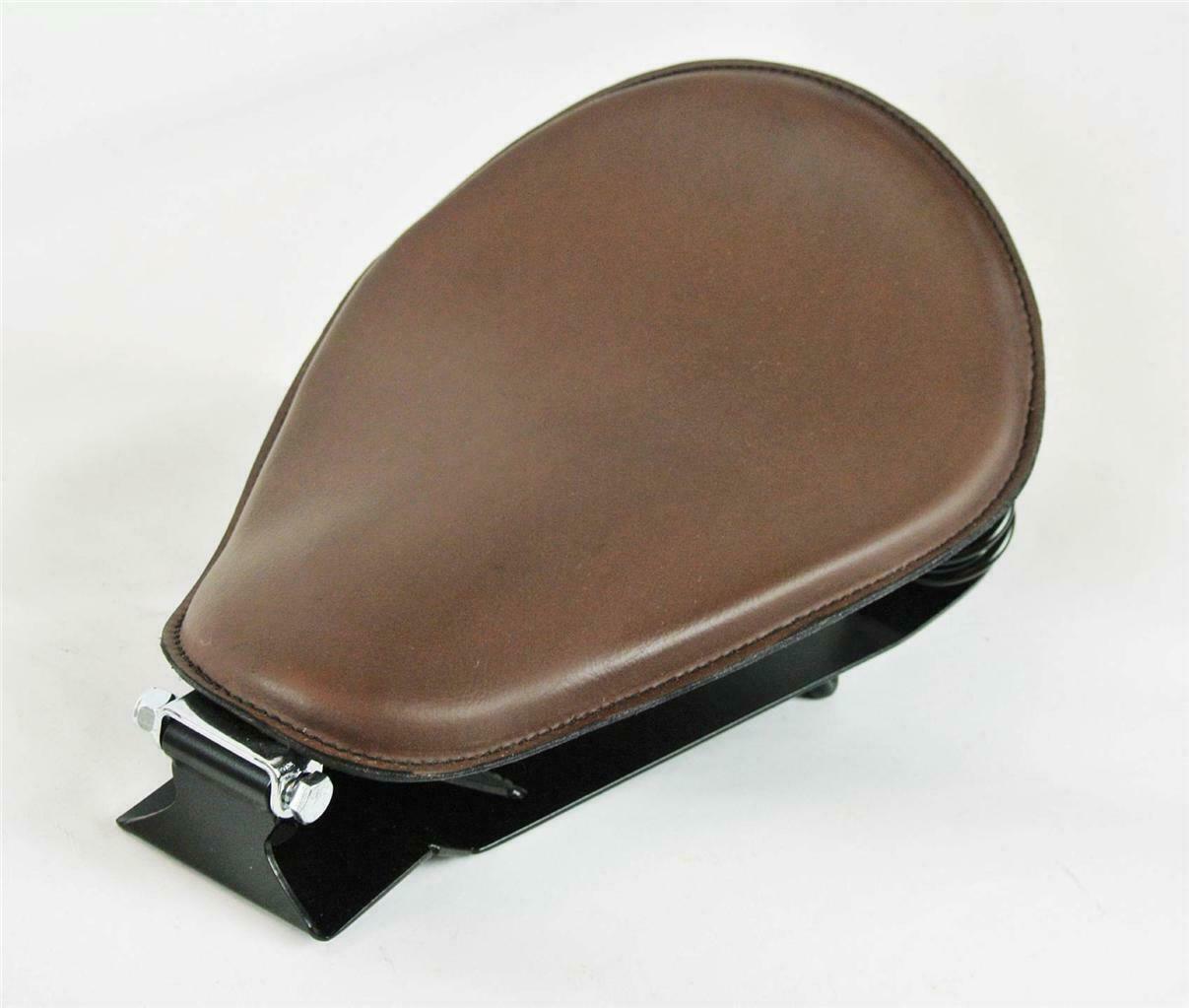 Seat 1985-2016 Honda Rebel 250 Brown Pleather Spring Mounting Bobber Kit USA pcs - Mother Road Customs