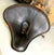 Spring Solo Tractor Seat 15x14" Black Dist Leather Harley Sportster Indian Scout - Mother Road Customs