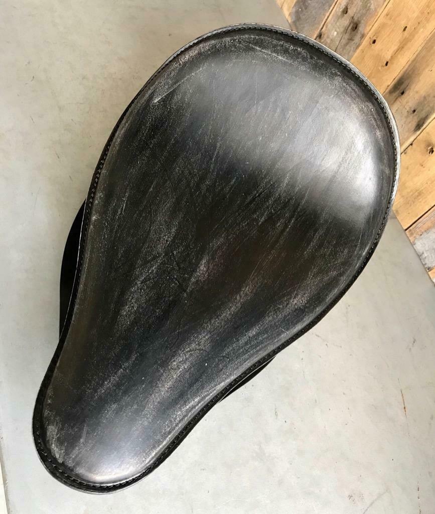 2000-2017 Harley Softail Spring Seat Blk Dist Leather Mounting Kit All Models bc - Mother Road Customs