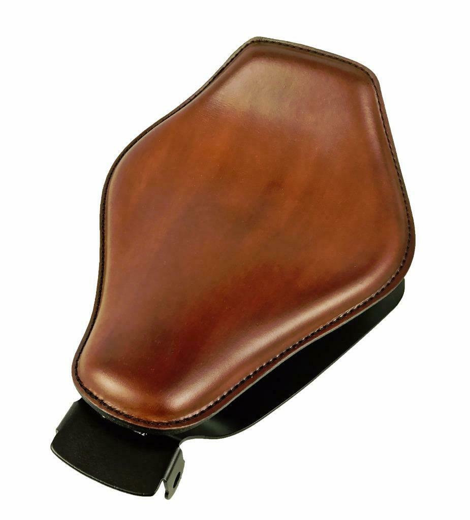 2010-2022 Sportster Harley Spring Seat Brown Leather Snub Nose Mount Kit bcs
