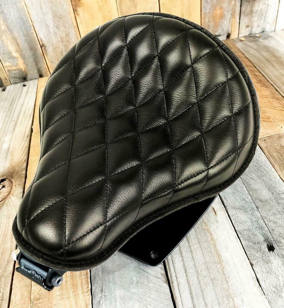 2006-2017 Harley Dyna Spring Solo Seat Mounting Installation Kit Blk Di Leather - Mother Road Customs