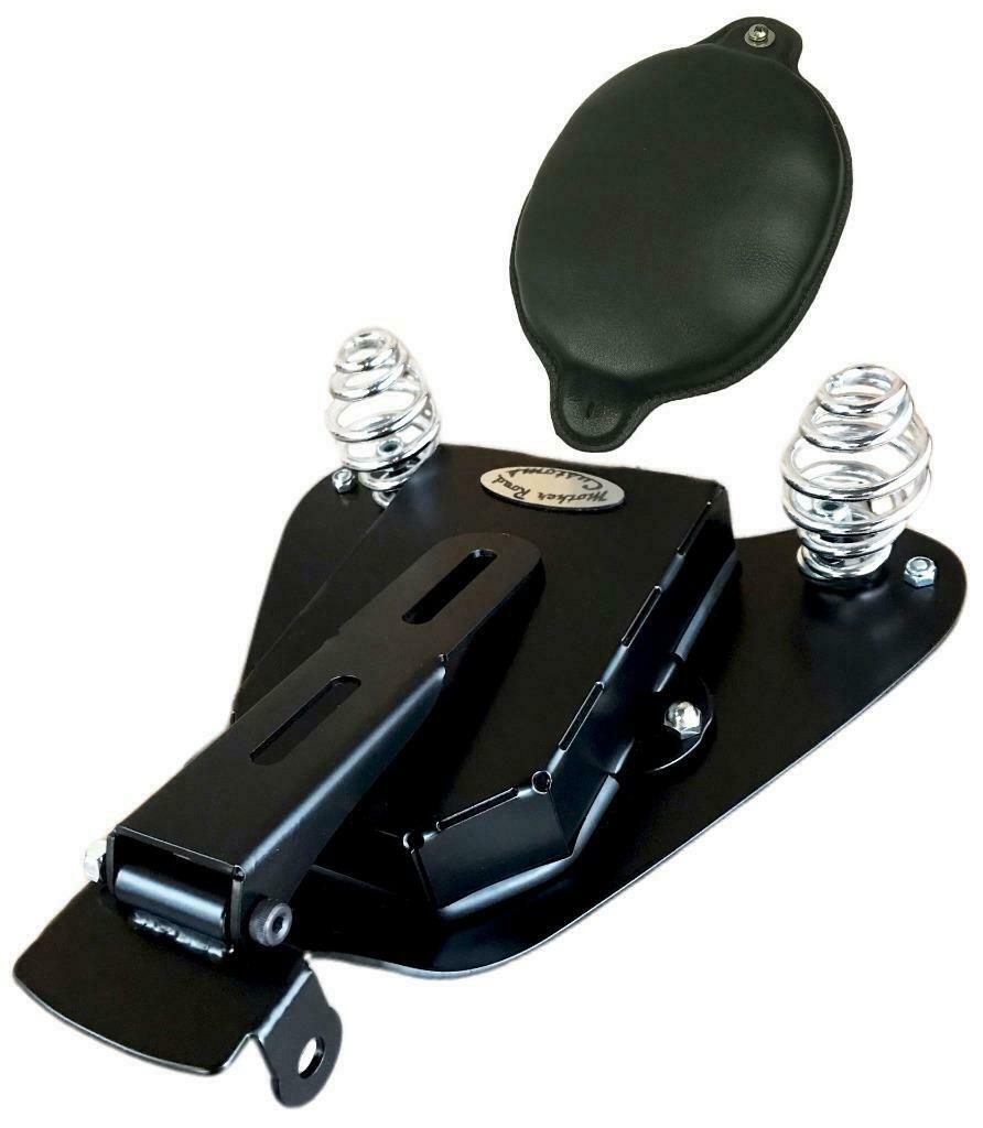 2007-2009 Harley Sportster Spring Seat Mounting Kit With ECM Cover Chrome coil - Mother Road Customs