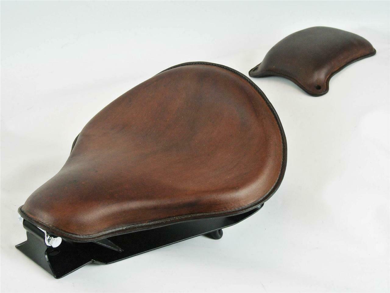 1985-2016 Honda Rebel 250 Spring Seat P-Pad Mounting Bobber Kit Smooth Brown pcs - Mother Road Customs