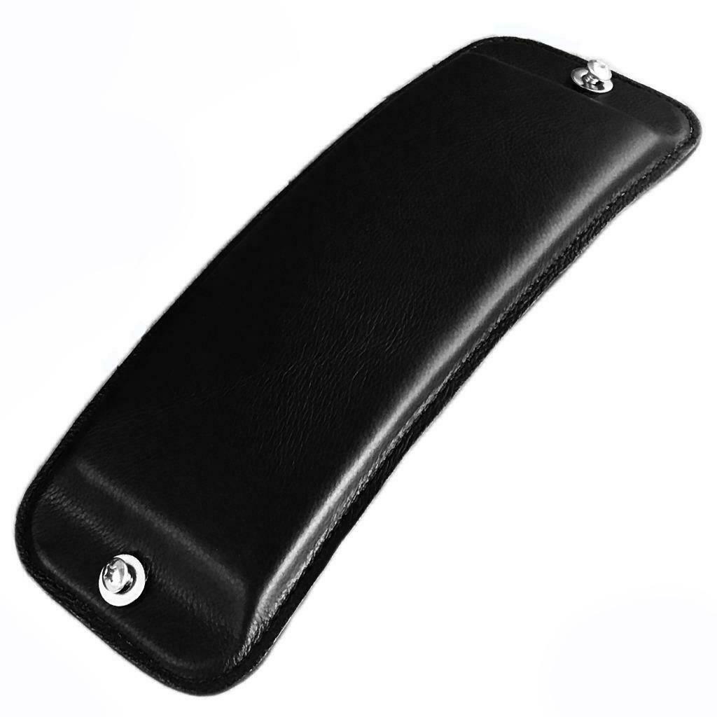 2004-2006 Harley Sportster Seat Passenger P-Pad Black Leather Fits All 04-06 - Mother Road Customs