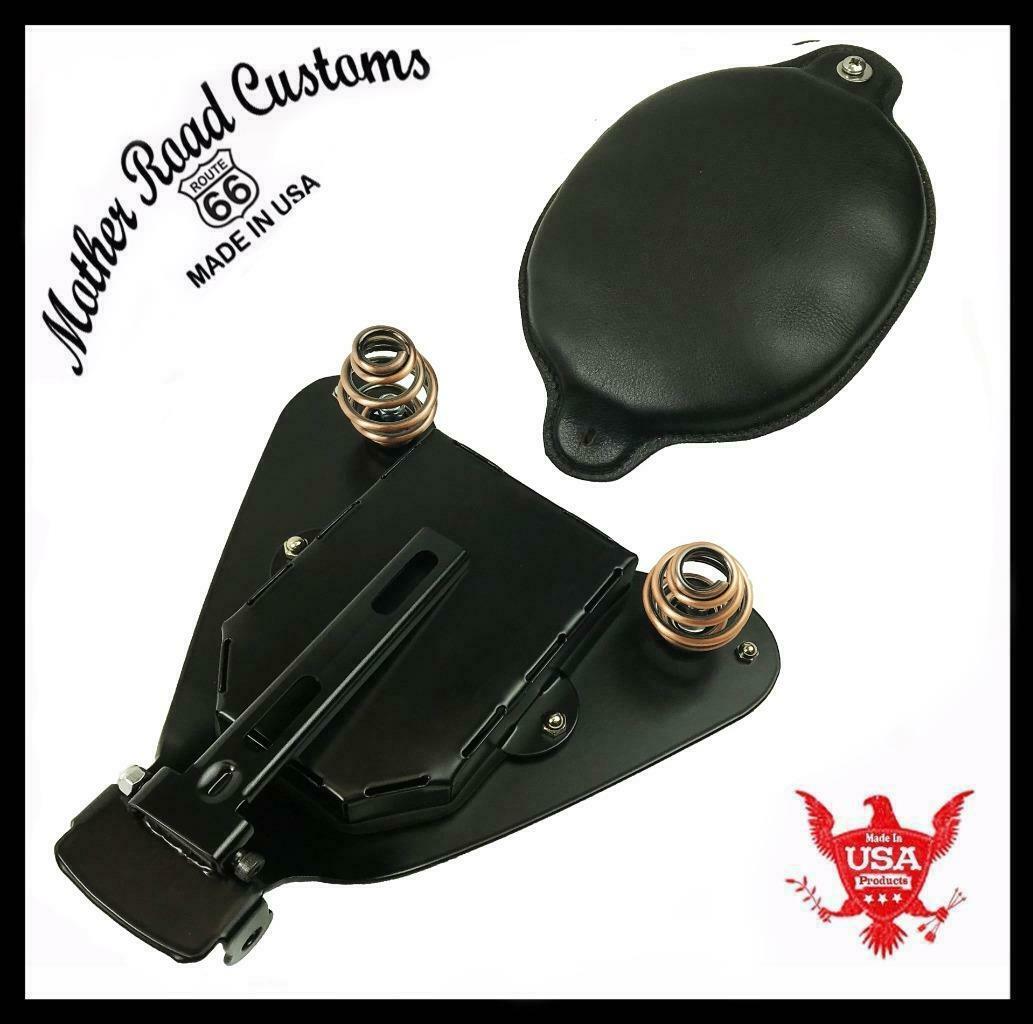 2007-2009 Harley Sportster Spring Seat Mounting Kit With ECM Cover Copper coil - Mother Road Customs