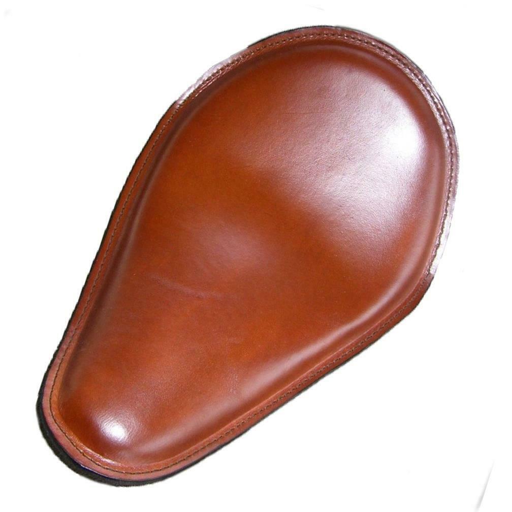 Solo Seat Chopper Harley Sportster Frame Brown Banana - Mother Road Customs