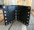 "Riveter" Men's Black Leather Bifold Wallet With Solid Copper Rivets - Mother Road Customs