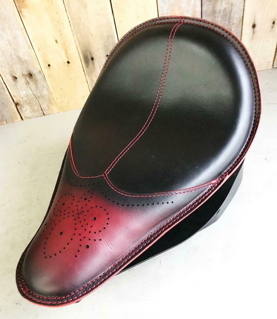 2000-2017 Harley Softail Seat Conversion Mounting Kit Red Brown Wingtip Spring c - Mother Road Customs