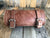Tool Roll Harley Sportster Softail Chopper Bobber Indian Spring Seat Brown Distressed Leather