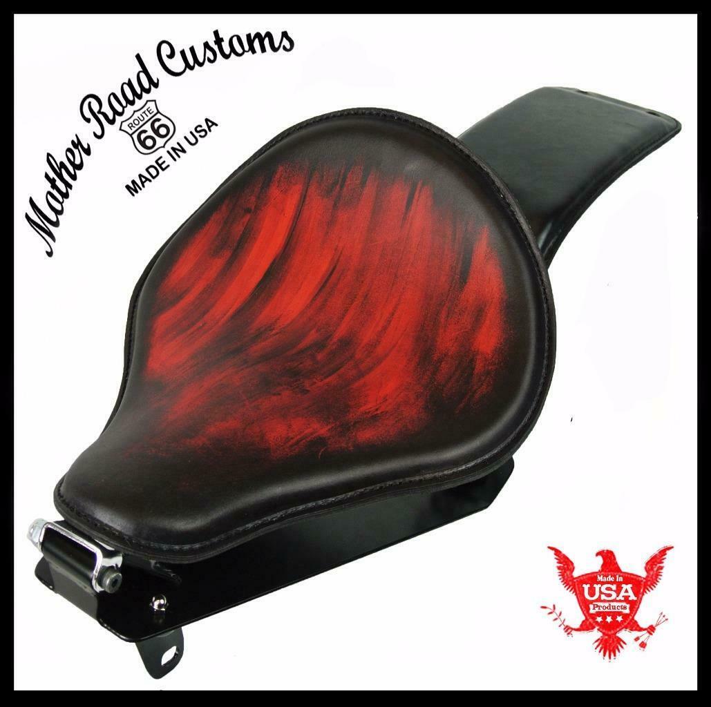 2014-2025 Yamaha Bolt Spring Seat Ant Red Leather Conversion Kit P-Pad R-Specbcs