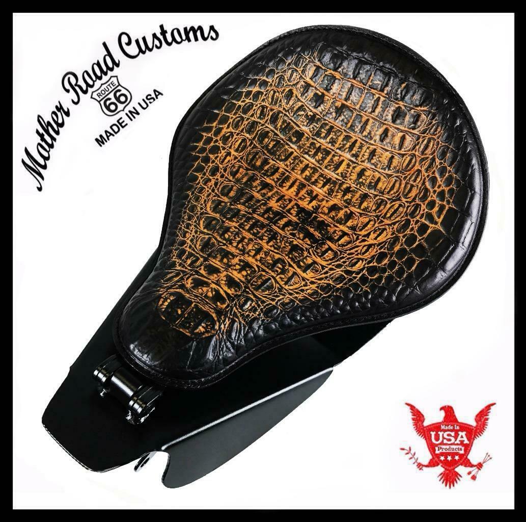 2006-2017 Harley Dyna Spring Seat Mounting Installation Kit Ant Brown Gator bc - Mother Road Customs