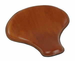 Spring Solo Tractor Seat Harley Sportster Indian Scou 15x14" Desert Tan Leather - Mother Road Customs