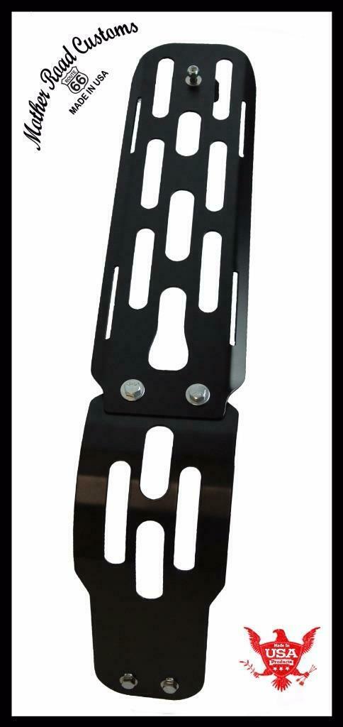 Engine Frame Rock Guard Harley Sportster  2004-2020 2 pc Black Fits All Models - Mother Road Customs