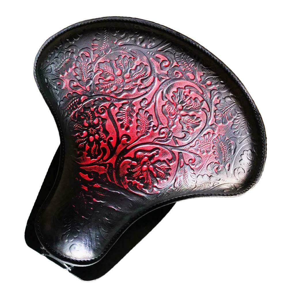 2015-2020 Indian Scout Bobber Spring Tractor Seat Red Oak Leaf Mounting Kit bcs - Mother Road Customs