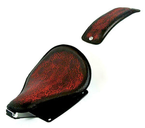 2006-2017 Harley Dyna Spring Ant Red Snake Python Seat Installation Kit P-Pad bc - Mother Road Customs
