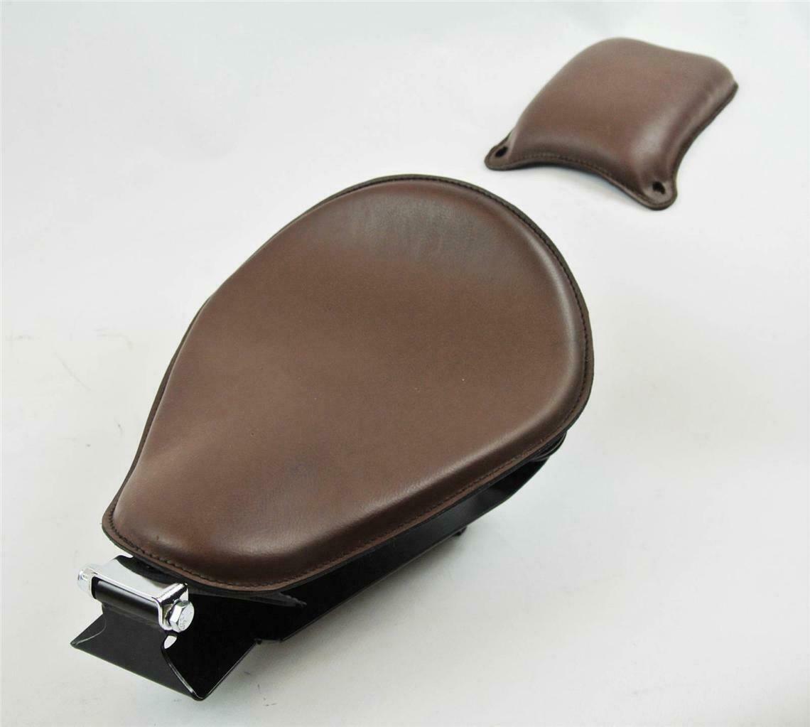 Seat 1985-2016 Honda Rebel 250 Spring P-Pad Mounting Bobber Kit Brown Pleather b - Mother Road Customs