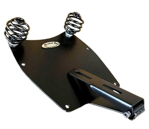 2006-2017 Spring Seat Harley Dyna Ant Brn Leather Mounting Kit P-Pad 12x13x1" - Mother Road Customs