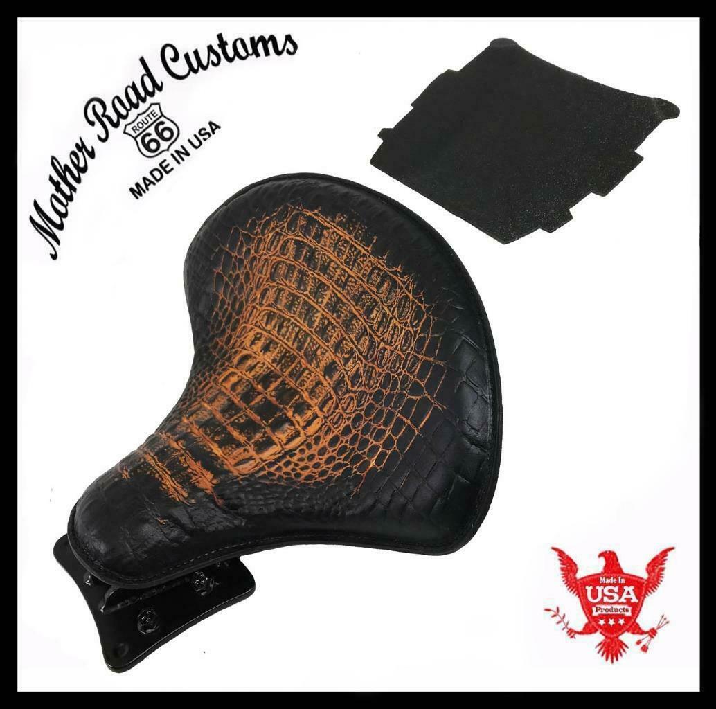 2015-2020 Indian Scout & Bobber Seat Rigid Mounting Conversion Kit Ant Brn Gator - Mother Road Customs