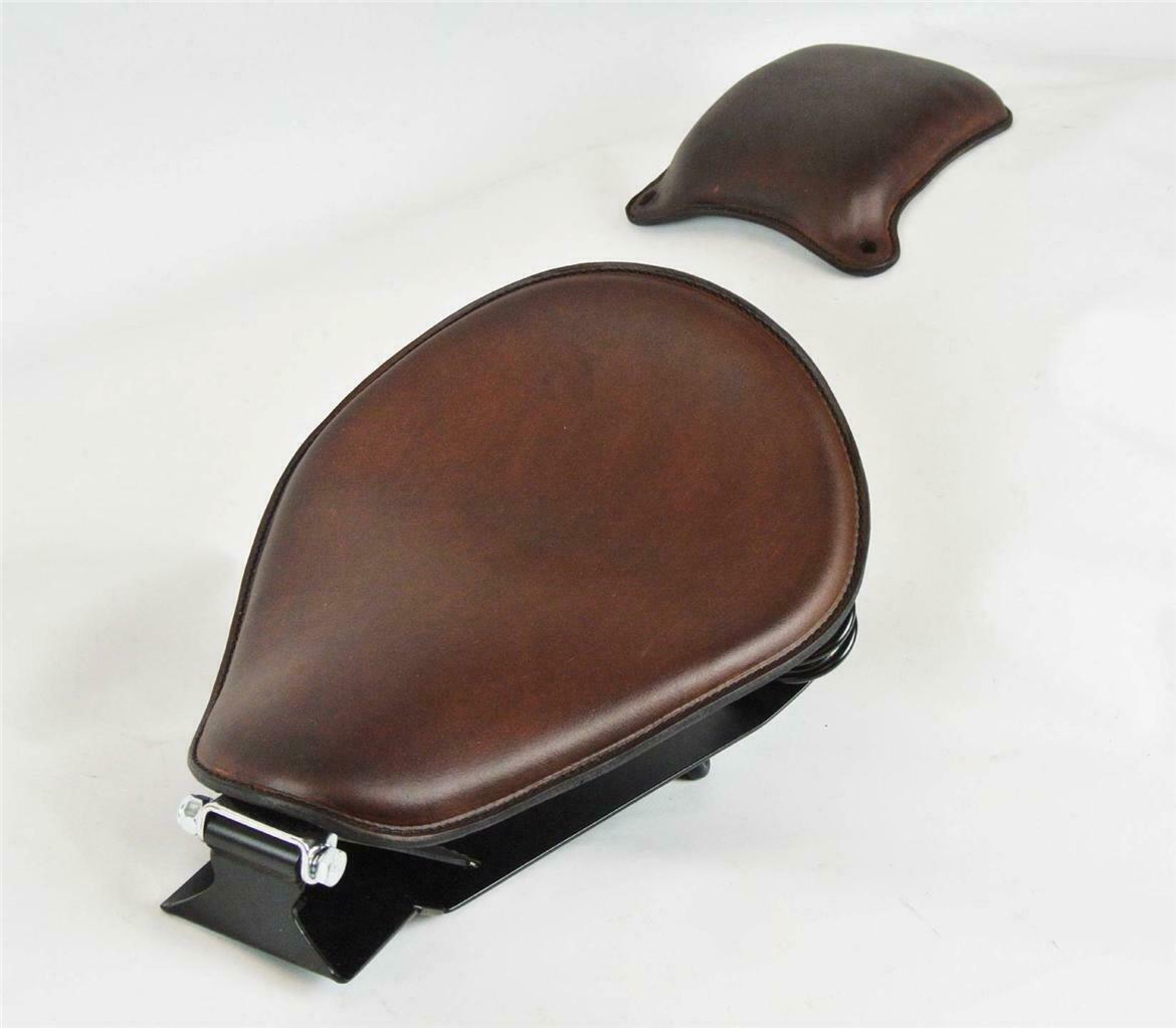 Spring Seat 1985-2016 Honda Rebel 250 Mounting Bobber Kit P-Pad Smooth Brown bc - Mother Road Customs