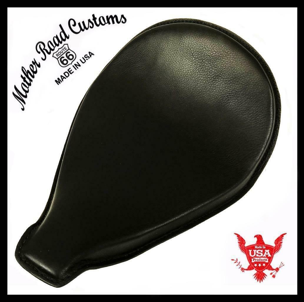 2010-2022 Sportster Harley On The Frame Seat Black Leather Roll Up All Models