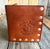 "Riveter" Men's Tan Leather Bifold Wallet With Solid Copper Rivets Seat Harley - Mother Road Customs