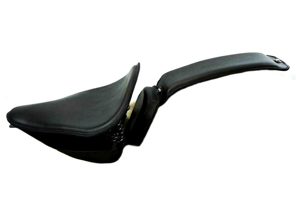 2000-2017 Harley Softail Spring Seat 11x16 Black Pad Conversion Mounting Kit bc - Mother Road Customs