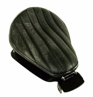 2010-2022 Harley Sportster Spring Solo Seat Black dist tuck Roll P-Pad Chopper