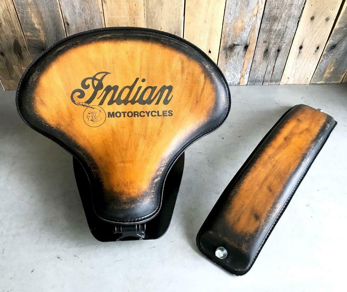 2015-2020 Indian Scout, Bobber Spring Tractor Seat 15x14 T Leather Mounting Kit - Mother Road Customs