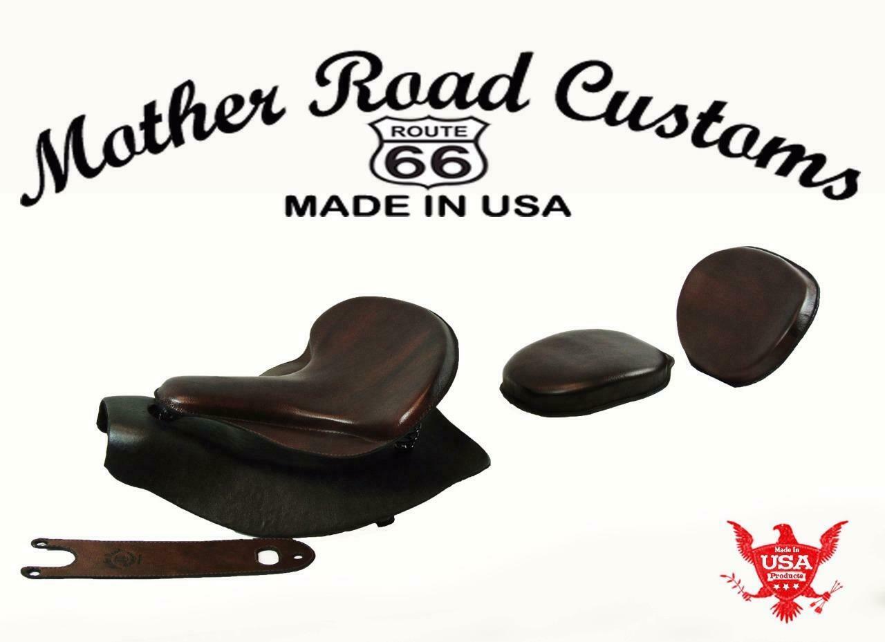 2014-2021 Indian Chief Spring Soft Brn Seat Mounting Kit Pad Back Rest Tank Bib bs