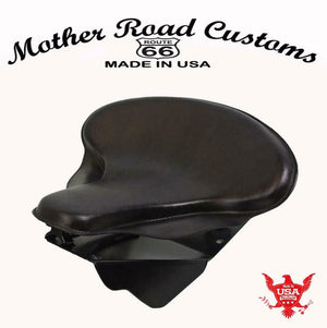 Harley Touring Spring Seat Conversion Mounting Kit 1998-2020 Black Leather bcs - Mother Road Customs