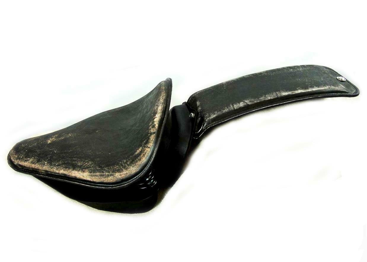 2000-2017 Harley Softail Spring Seat Pad Conversion Mounting Kit 11x16 Blk Ds bc - Mother Road Customs