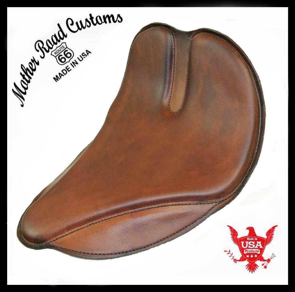 SPRING SEAT CHOPPER BOBBER HARLEY SPORTSTER NIGHTSTER Brown Board Track - Mother Road Customs