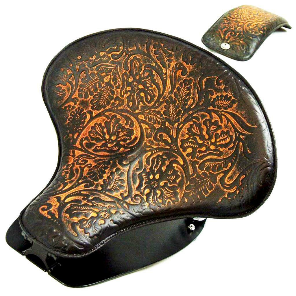 2015-20 Indian Scout & Bobber Spring Tractor Seat 15x14" Oak Mounting Kit Pad bc - Mother Road Customs