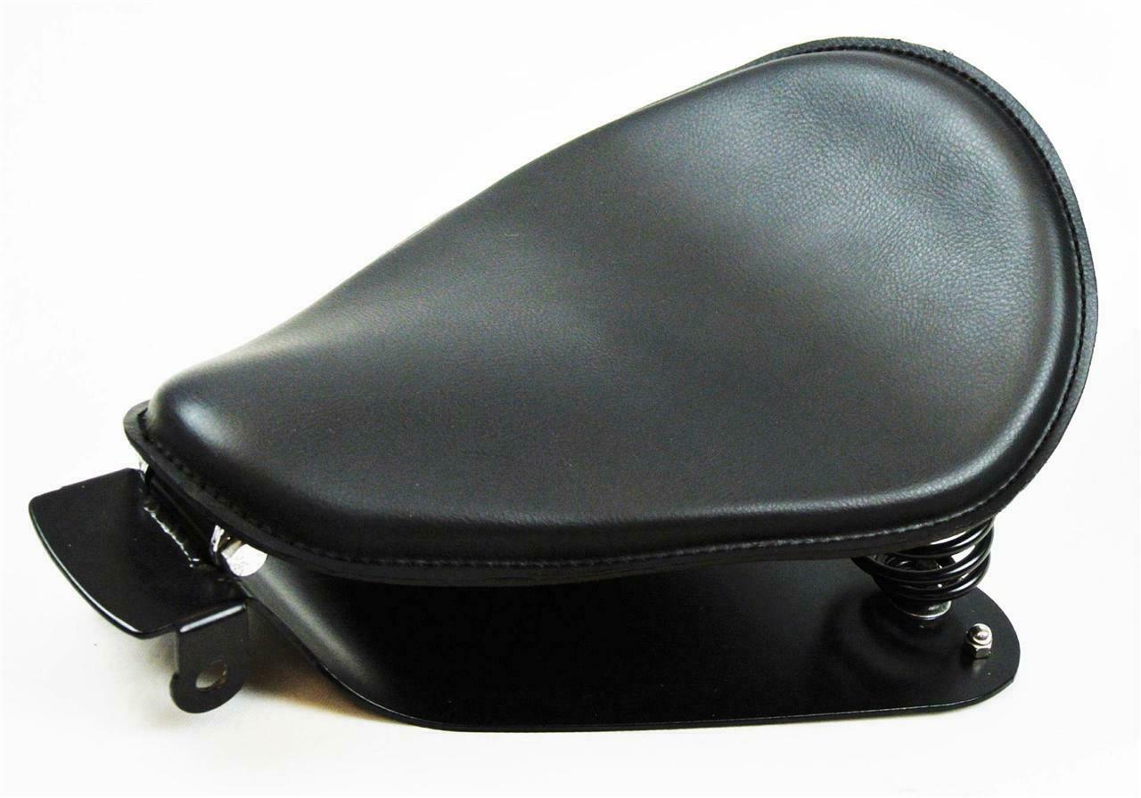 2010-2022 Sportster Spring Solo Seat Mounting Kit 10x13" Black Pleather USA bccs