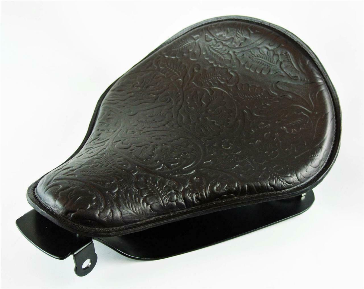 2010-2022  Harley Sportster Iron Seat Conversion Kit Black Oak Leaf leather bcs