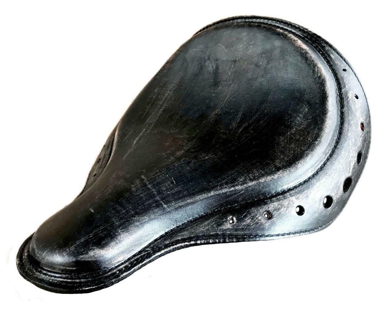 10x13 Black Di Board Track Racer Spring Seat Chopper Bobber Harley Sportster MRC - Mother Road Customs