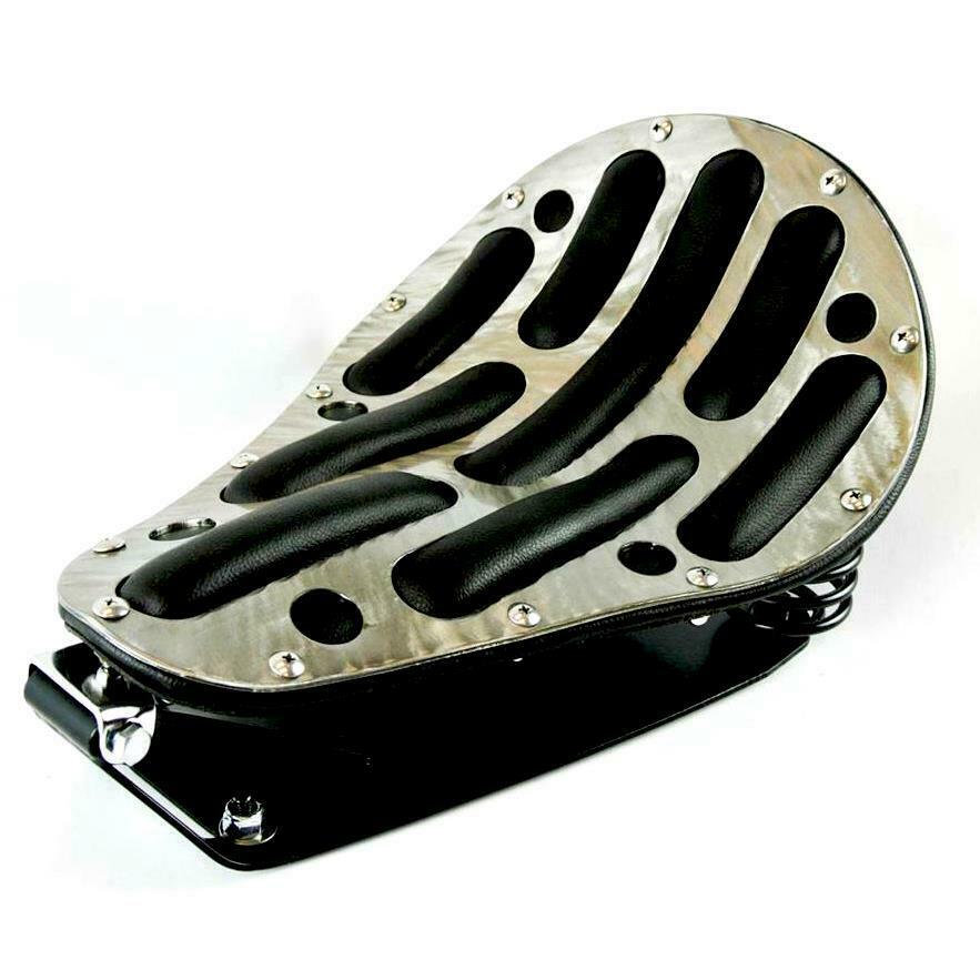 1982-2003 Harley Sportster Spring Seat Mounting Kit 10x14 Easy Rider Steel Blk b - Mother Road Customs
