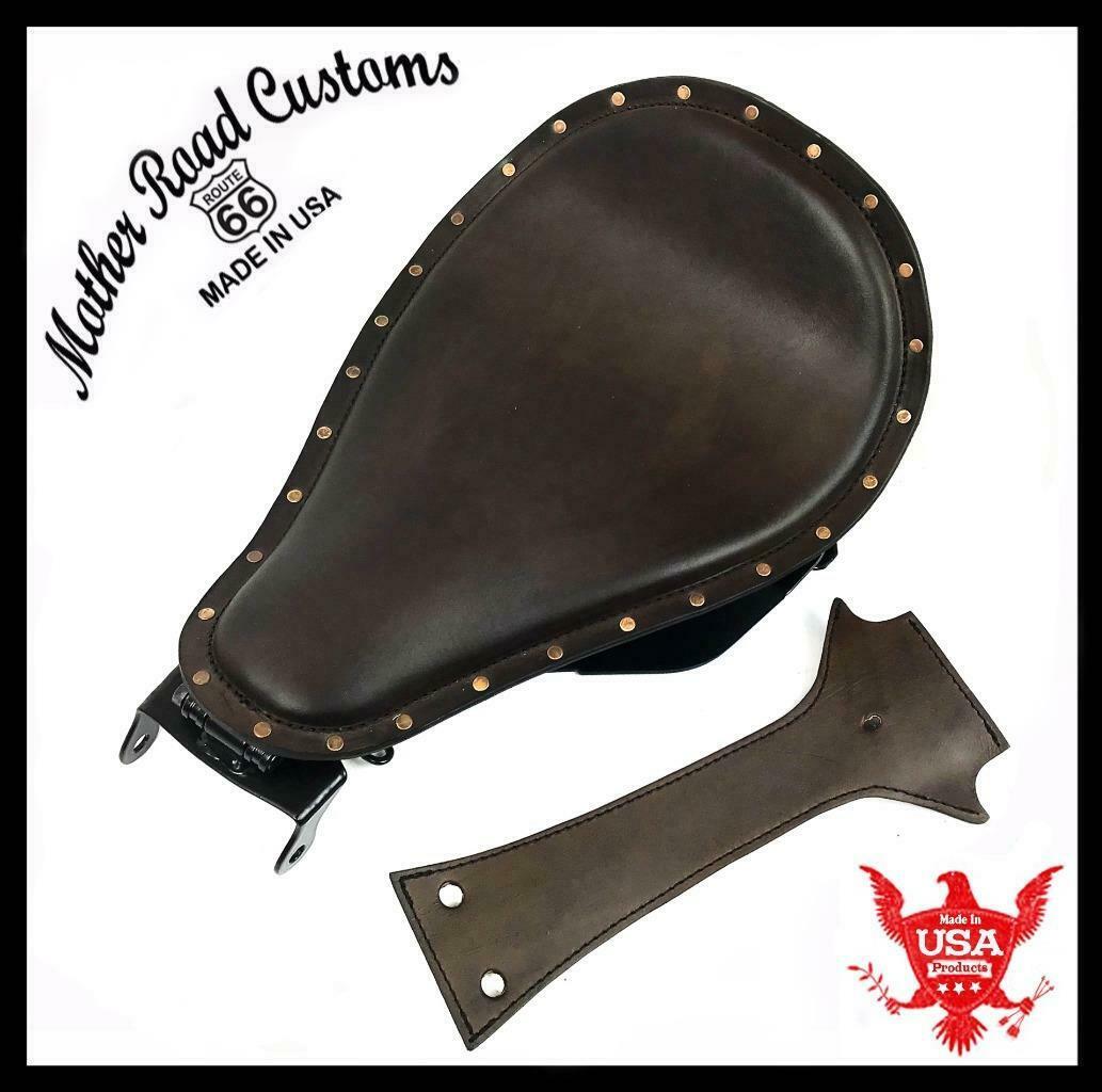2018-20 Harley Softail Spring Seat T Bib Conversion Mounting Kit 11x16" Brn R bc - Mother Road Customs