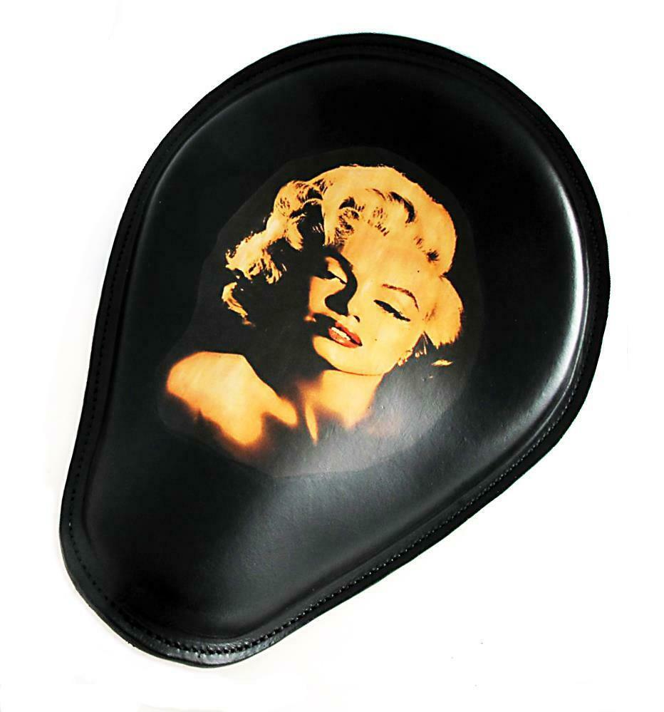 Spring Solo Seat Harley Chopper Bobber Sportster Leather Tattoo Frame Honda MRC