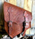 2000-2020 Harley Softail Saddle Bag Chopper Brown Oak Leaf Tooled Leather MRC - Mother Road Customs