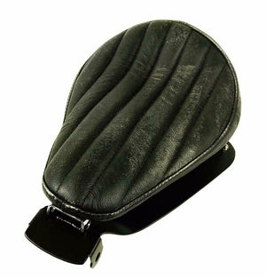 2010-2022 Harley Sportster Spring Solo Seat Black dist tuck Roll P-Pad Chopper
