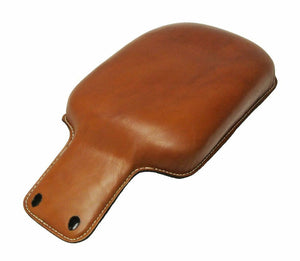 2015-2020 Indian Scout Spring Tractor Seat  Des Tan Leather Passenger Pad P-Pad - Mother Road Customs