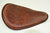 Spring Solo Seat Chopper Harley Davidson Sportster Hand Tooled Brown Distressed
