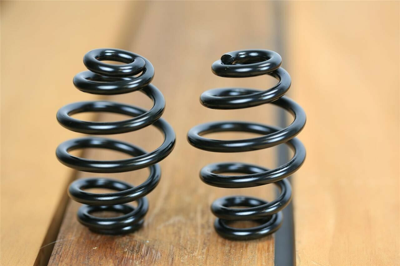 Black Powder Coated 3" coil motorcycle seat springs chopper harley sportster USA - Mother Road Customs